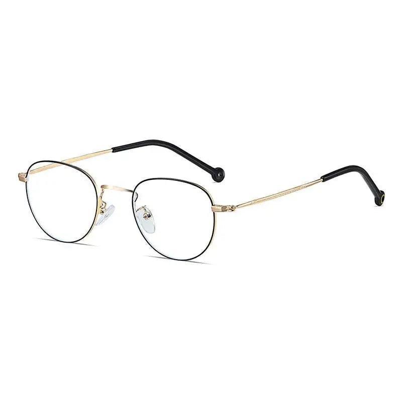 Unisex Round Full Rim Alloy Prescription Glasses 9957 — view 11 | Rx Spectacle