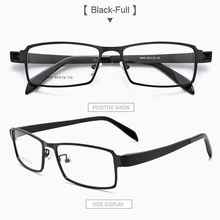 Men's Full Rim Alloy Prescription Glasses D849/D845 — view 19 | Rx Spectacle