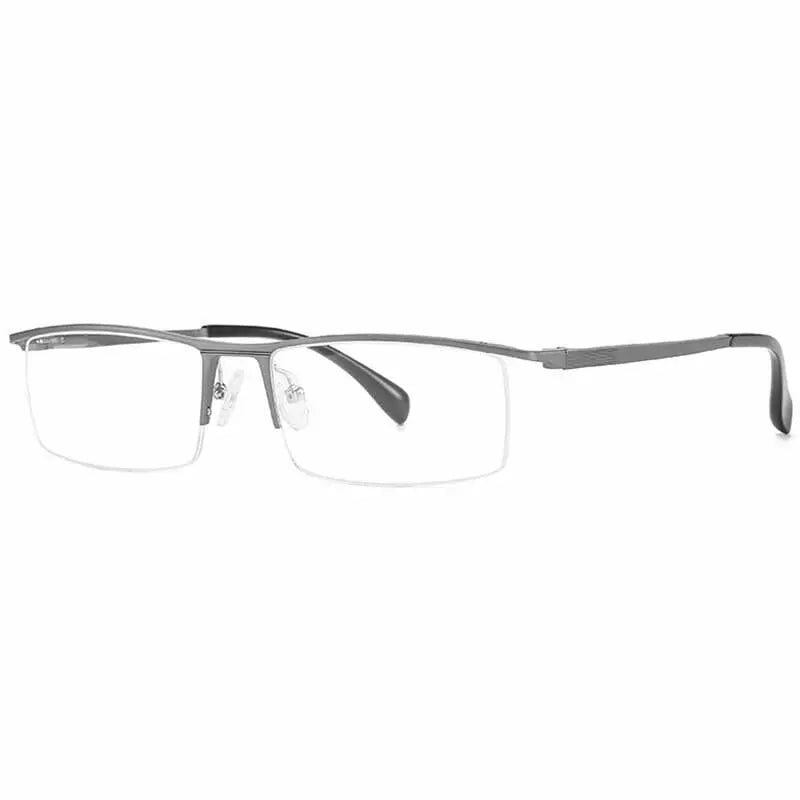 Unisex Semi-Rimless Alloy Prescription Glasses 6297 — view 7 | Rx Spectacle
