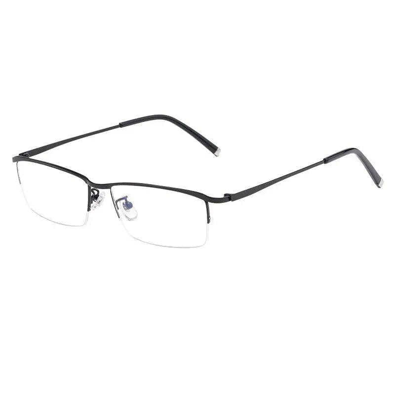 Men's Semi-Rimless Alloy Prescription Glasses Z17003 — view 5 | Rx Spectacle