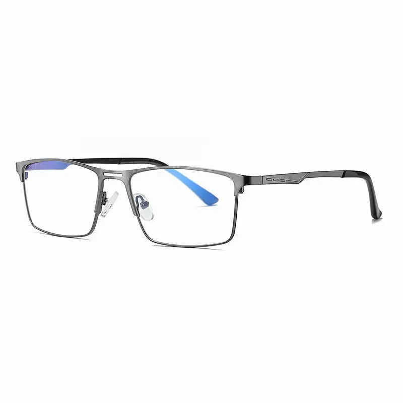 Men's Square Full Rim Alloy Prescription Glasses 59099 — view 5 | Rx Spectacle