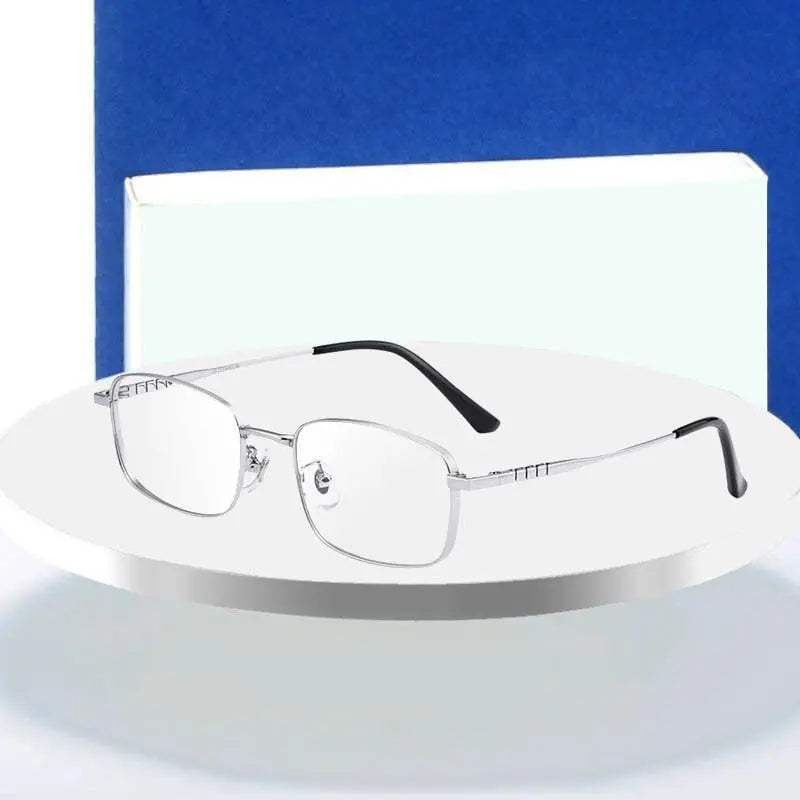 Unisex Full Rim Titanium Prescription Glasses P15303 — view 1 | Rx Spectacle