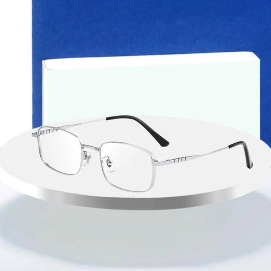 Unisex Full Rim Titanium Prescription Glasses P15303 — view 1 | Rx Spectacle