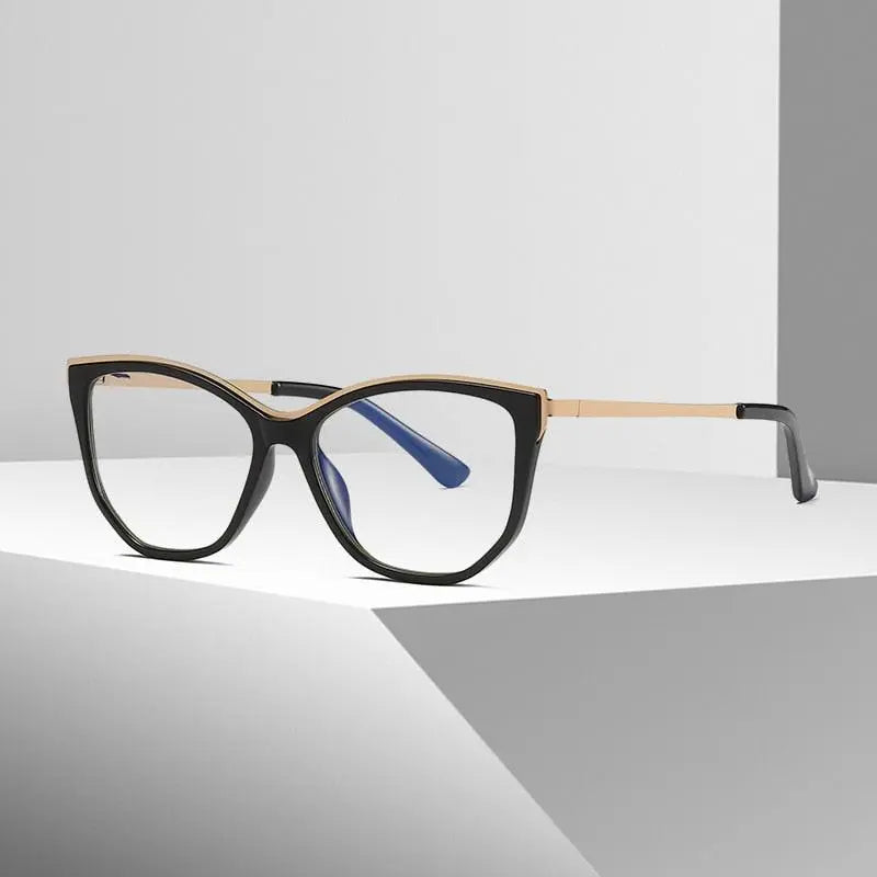 Women's Cat Eye Full Rim Acetate Prescription Glasses 2048 — view 1 | Rx Spectacle