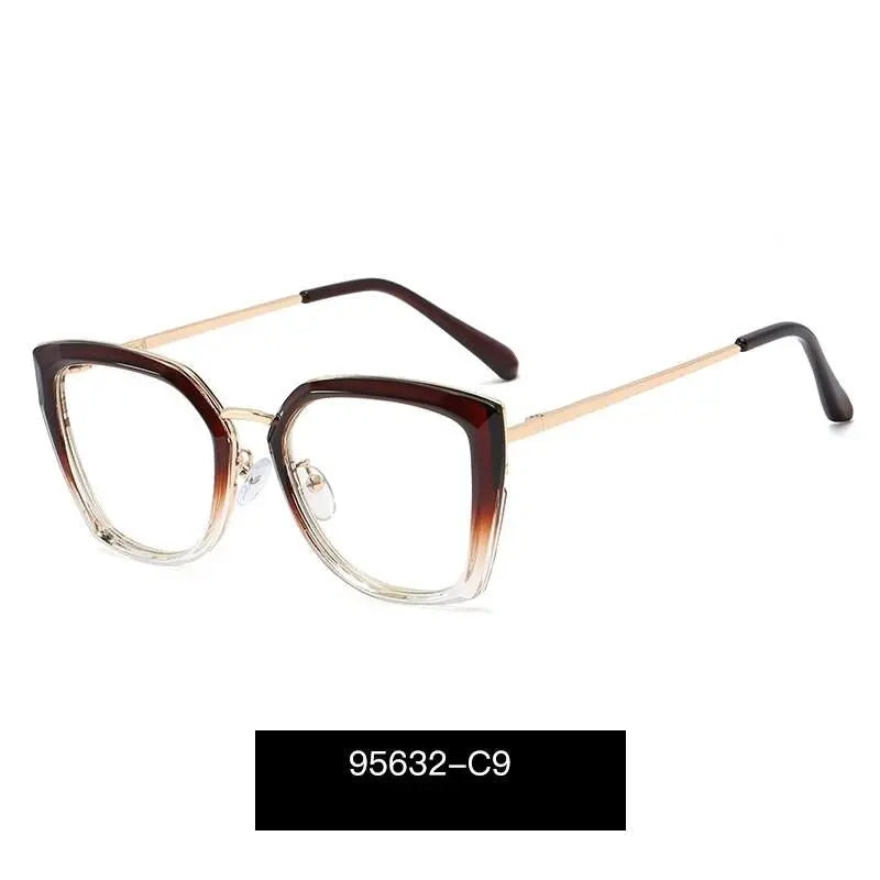 Women's Cat Eye Full Rim TR90 Prescription Glasses 95632 — view 3 | Rx Spectacle