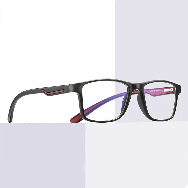 Men's Square Full Rim TR90 Prescription Glasses 2388 — view 2 | Rx Spectacle