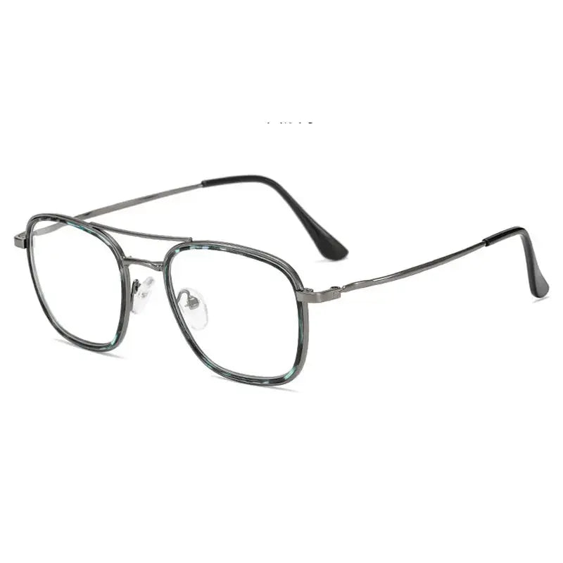 Women's Square Full Rim TR90 Double Bridge Prescription Glasses 72624 — view 8 | Rx Spectacle