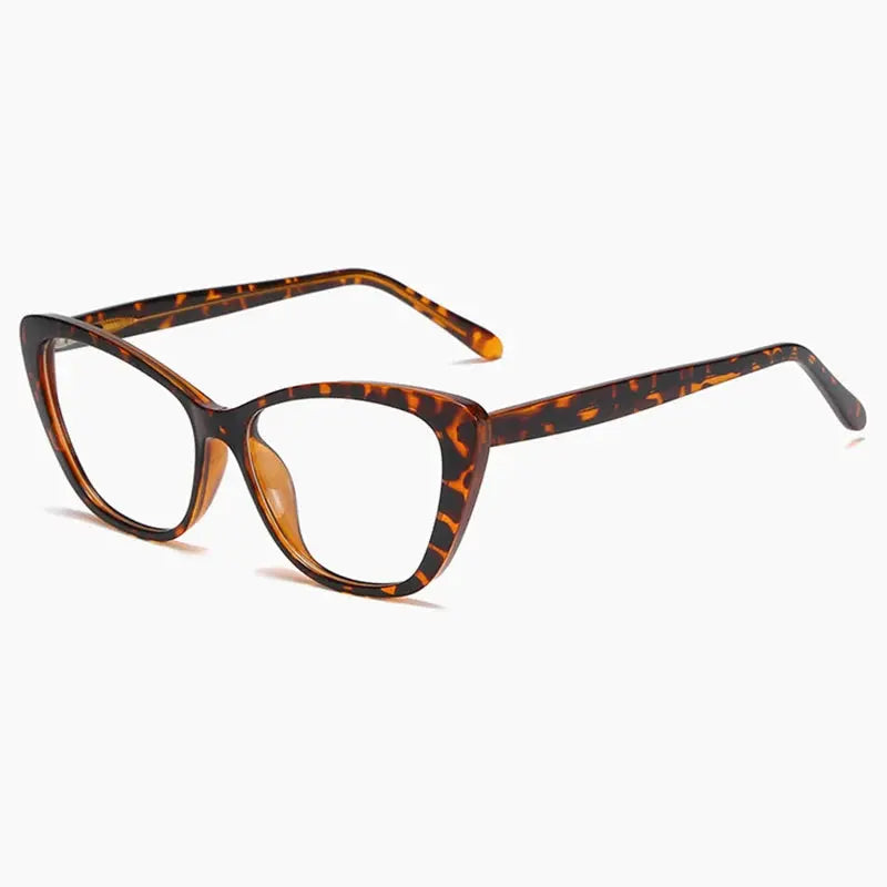 Women's Cat Eye Full Rim Alloy Prescription Glasses 72004 — view 7 | Rx Spectacle