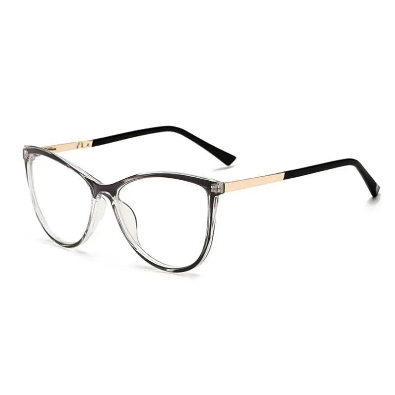 Unisex Cat Eye Full Rim Alloy Prescription Glasses 32002 — view 10 | Rx Spectacle