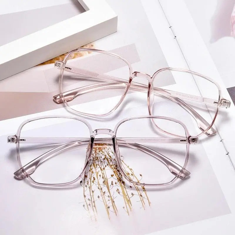 Unisex Polygon Full Rim Acetate Prescription Glasses D147 — view 7 | Rx Spectacle