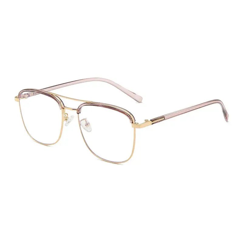 Women's Square Full Rim TR90 Double Bridge Prescription Glasses 81872 — view 7 | Rx Spectacle