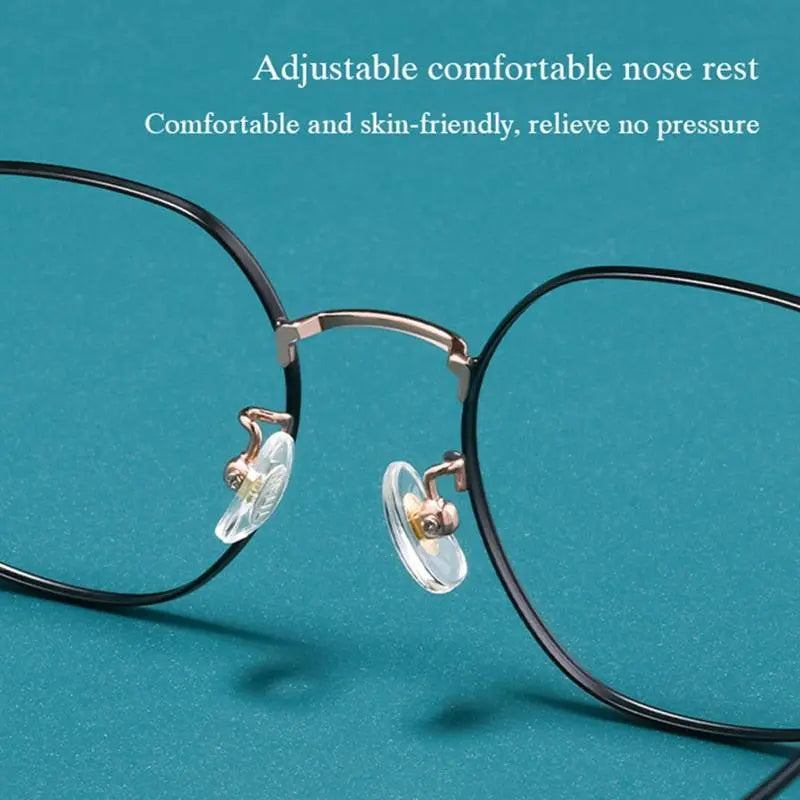 Unisex Oval Full Rim Alloy Prescription Glasses 53059 — view 3 | Rx Spectacle