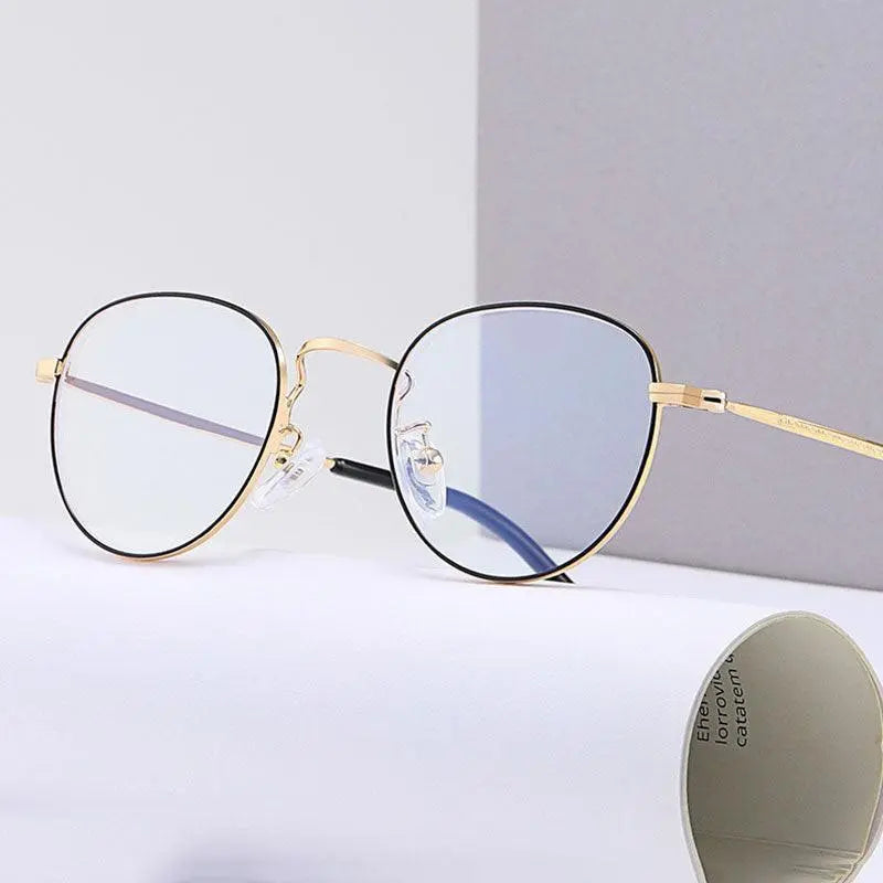 Unisex Round Full Rim Alloy Prescription Glasses 9957 — view 1 | Rx Spectacle