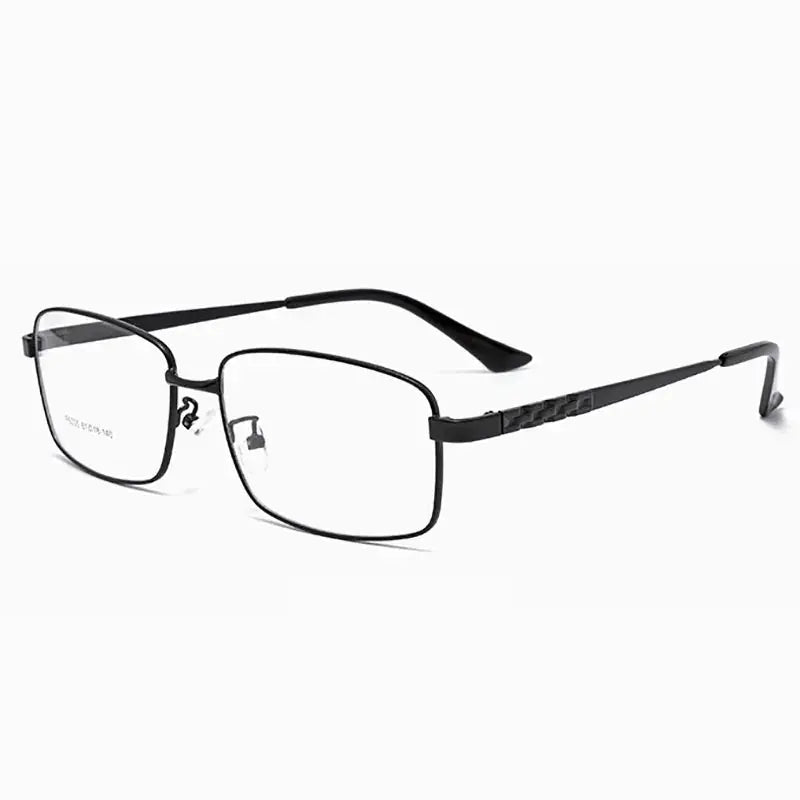 Men's Square Full Rim Alloy Prescription Glasses 6035 — view 2 | Rx Spectacle