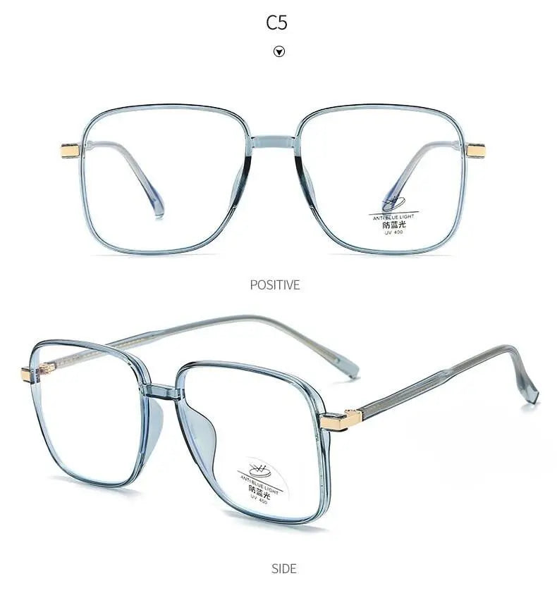 Unisex Square Full Rim TR90 Prescription Glasses 8877 — view 20 | Rx Spectacle