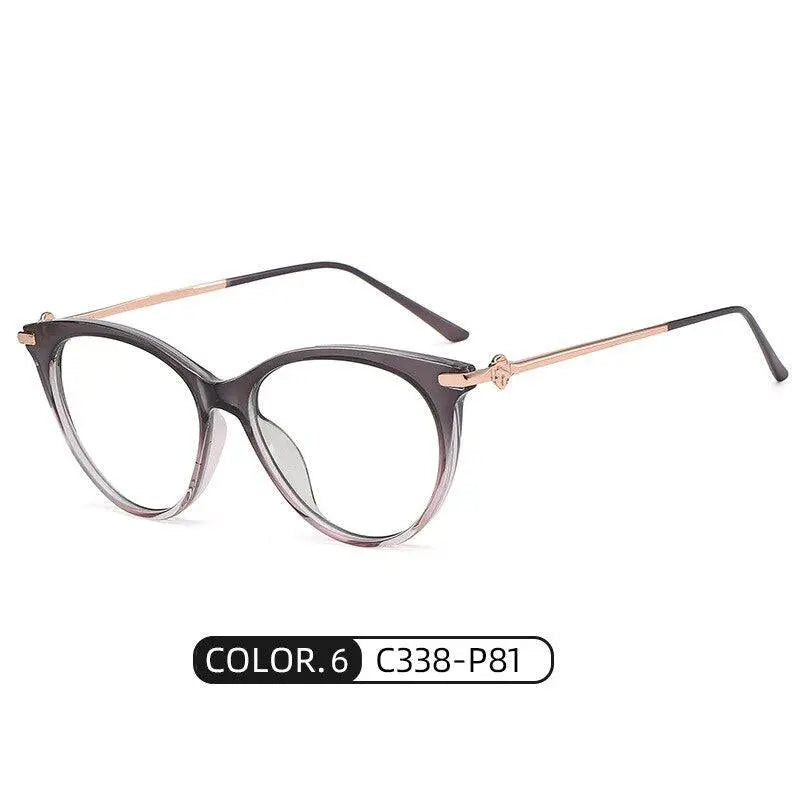 Women's Cat Eye Full Rim TR90 Prescription Glasses Tr2335 — view 8 | Rx Spectacle