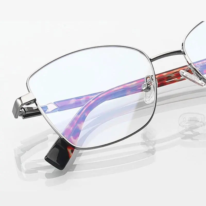 Unisex Square Full Rim Alloy Prescription Glasses 3010 — view 3 | Rx Spectacle