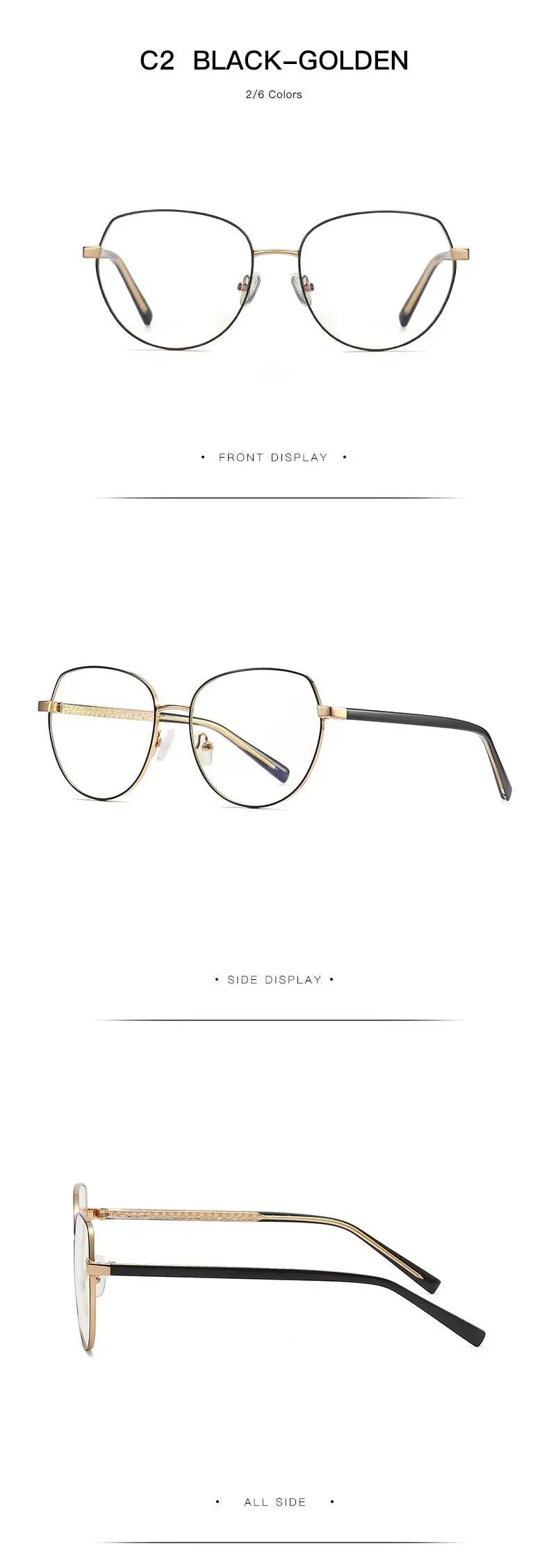 Women's Oval Full Rim TR90 Prescription Glasses 3005 — view 16 | Rx Spectacle