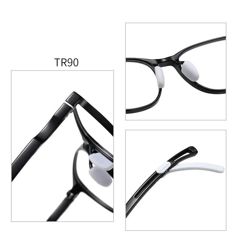 Unisex Square Full Rim TR90 Prescription Glasses 5111 — view 7 | Rx Spectacle