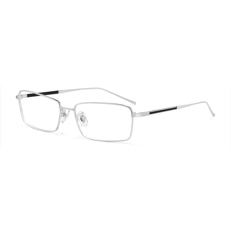 Unisex Full Rim Titanium Prescription Glasses 10109 — view 8 | Rx Spectacle