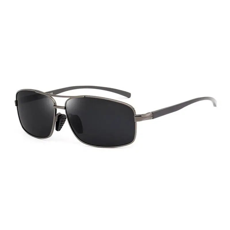 Men's Rectangular Full Rim Alloy Prescription Glasses 2458 — view 5 | Rx Spectacle