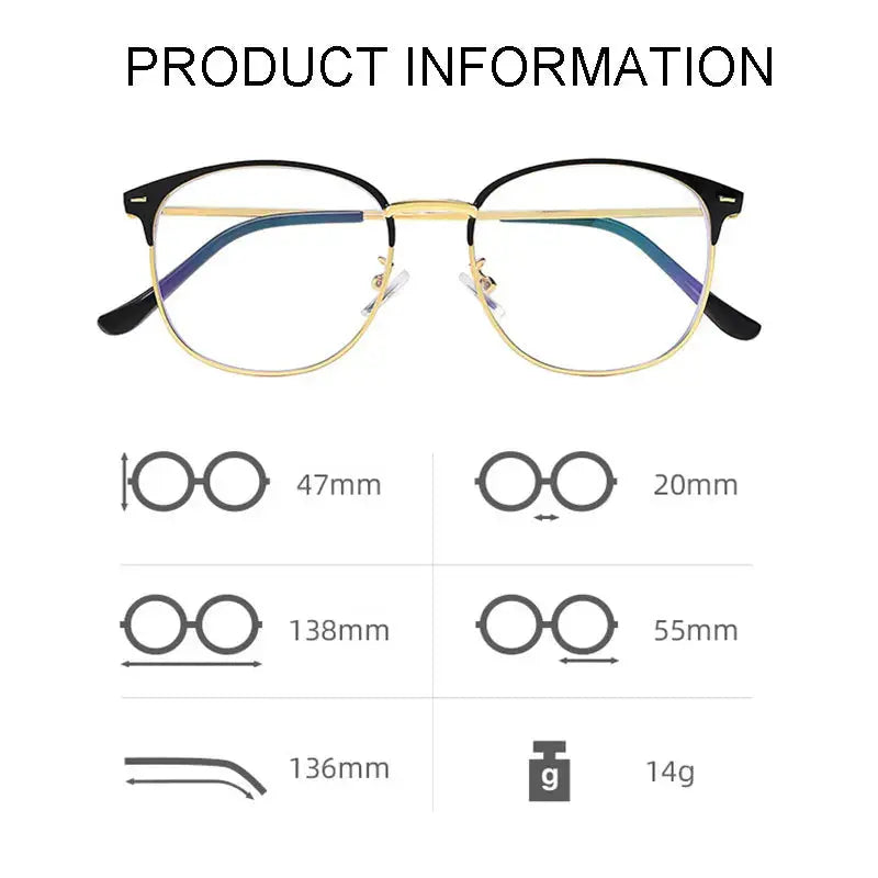Women's Oval Full Rim TR90 Prescription Glasses 55524 — view 2 | Rx Spectacle