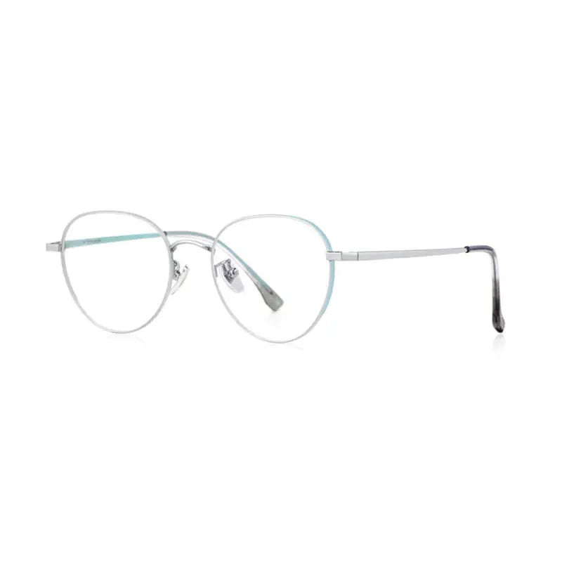 Women's Polygon Full Rim Titanium Prescription Glasses 73927 — view 6 | Rx Spectacle