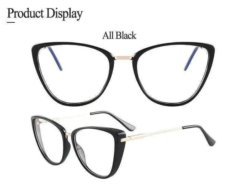 Women's Cat Eye Full Rim TR90 Prescription Glasses 7033 — view 16 | Rx Spectacle