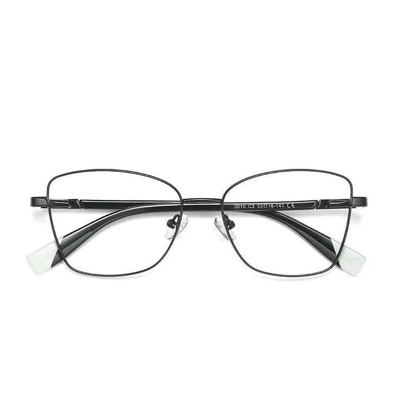 Unisex Square Full Rim Alloy Prescription Glasses 3010 — view 7 | Rx Spectacle