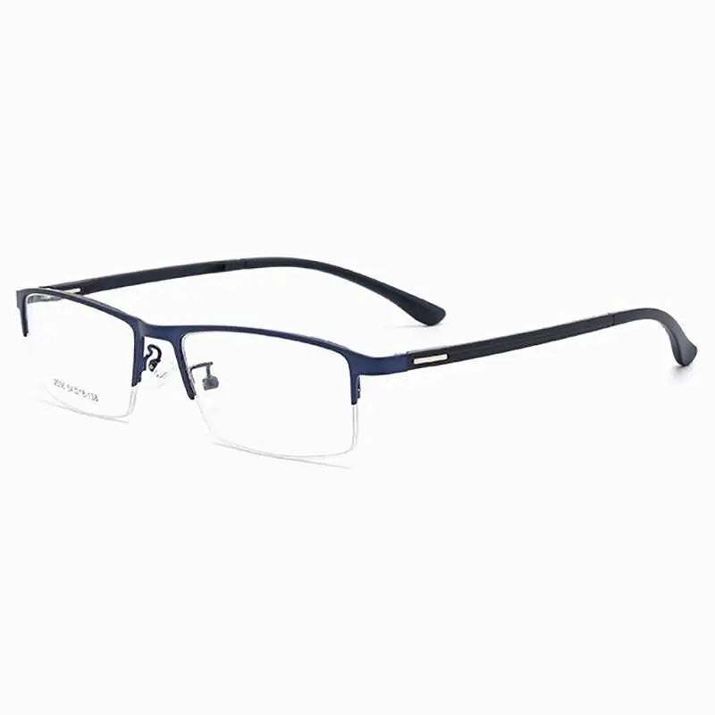 Men's Semi-Rimless TR90 Prescription Glasses — view 2 | Rx Spectacle