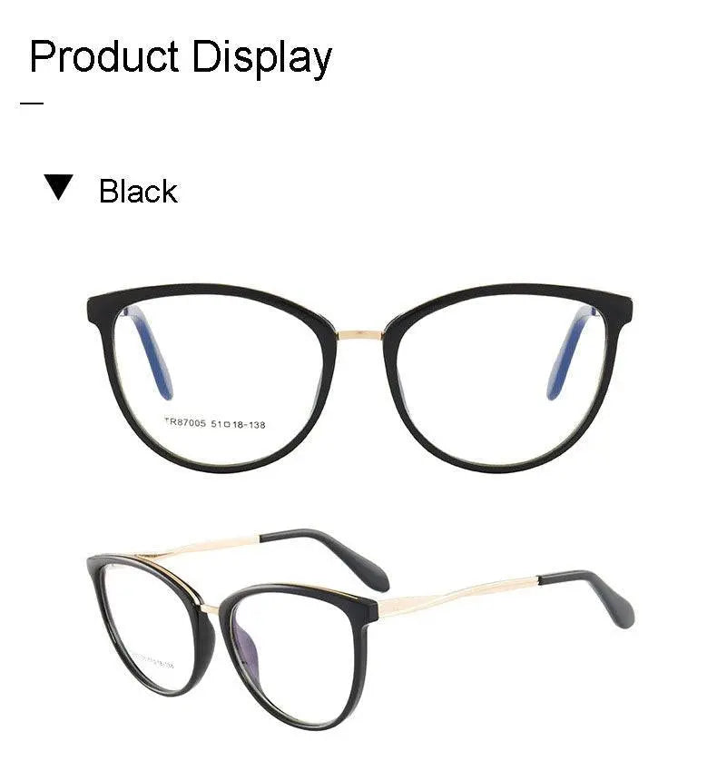 Women's Round Full Rim TR90 Prescription Glasses 7005 — view 15 | Rx Spectacle