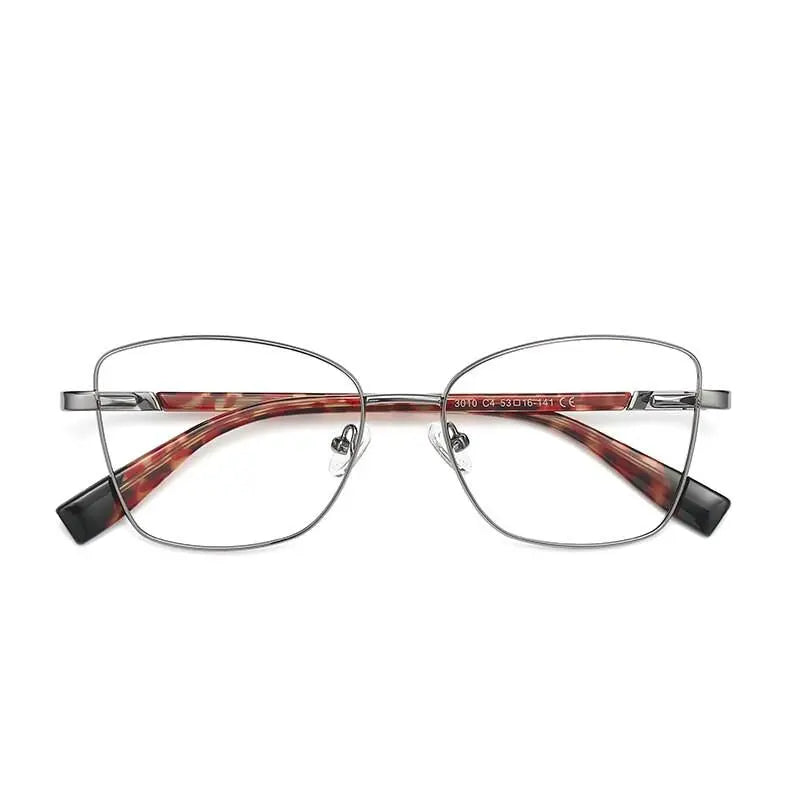 Unisex Square Full Rim Alloy Prescription Glasses 3010 — view 2 | Rx Spectacle