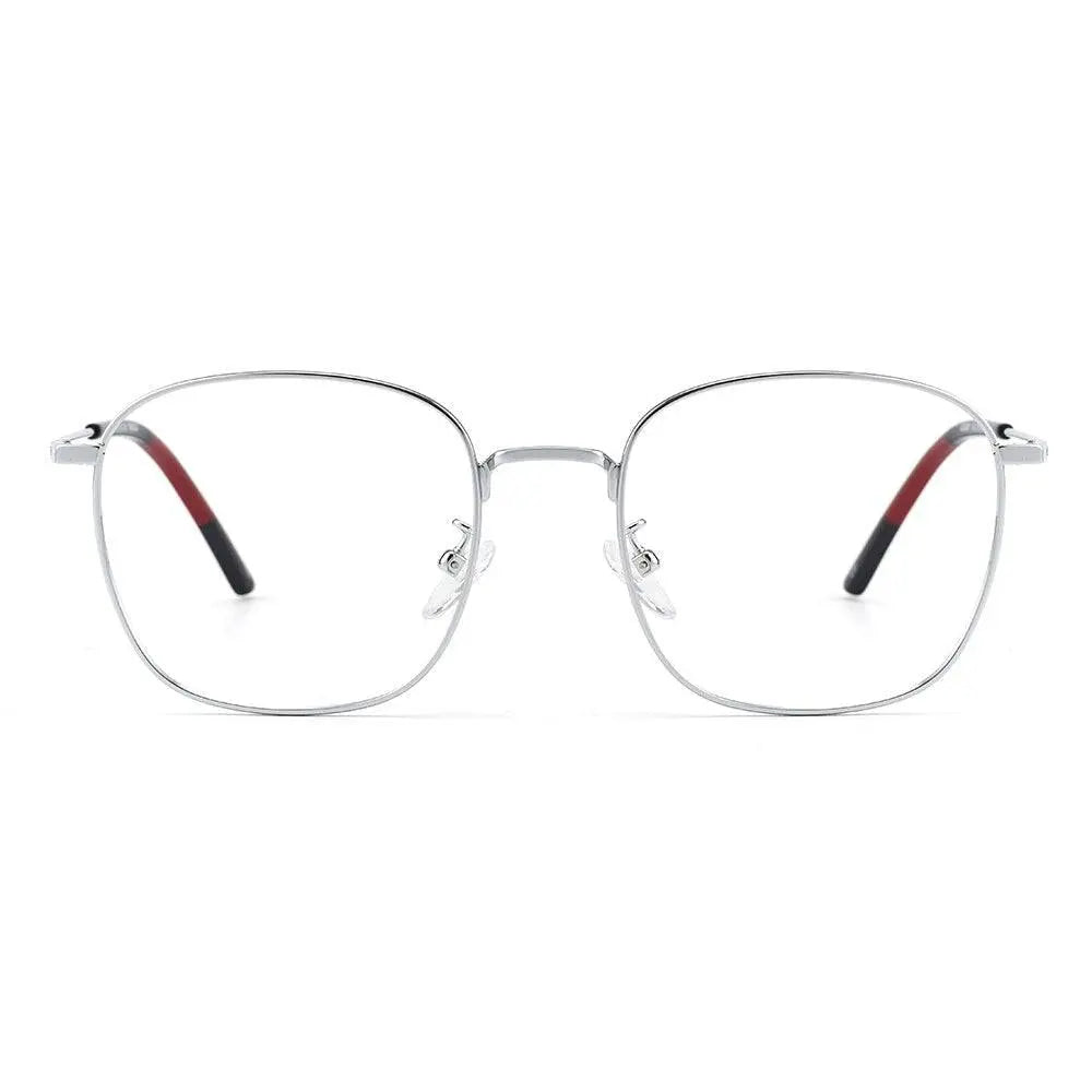 Unisex Square Full Rim Alloy Prescription Glasses M0681 — view 3 | Rx Spectacle