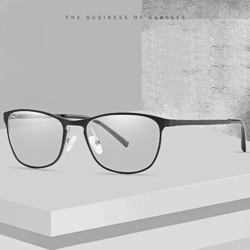 Unisex Square Full Rim Alloy Prescription Glasses 6290 — view 6 | Rx Spectacle
