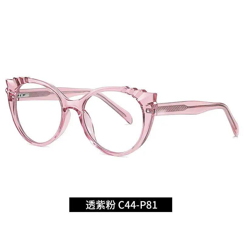 Unisex Cat Eye Full Rim TR90 Prescription Glasses 4 — view 8 | Rx Spectacle