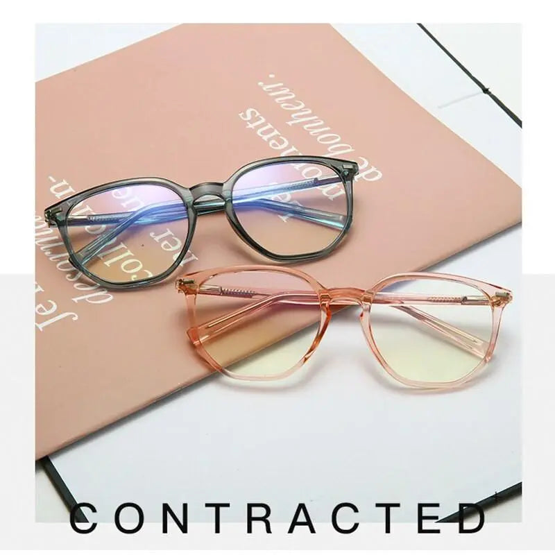 Unisex Round Full Rim TR90 Prescription Glasses 203 — view 9 | Rx Spectacle