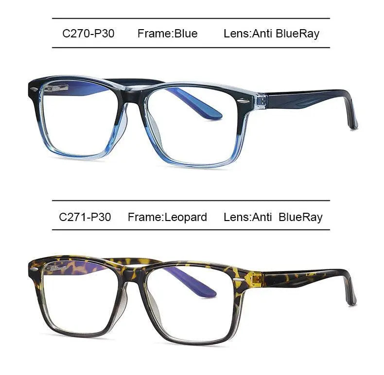 Unisex Square Full Rim TR90 Prescription Glasses 2321 — view 17 | Rx Spectacle