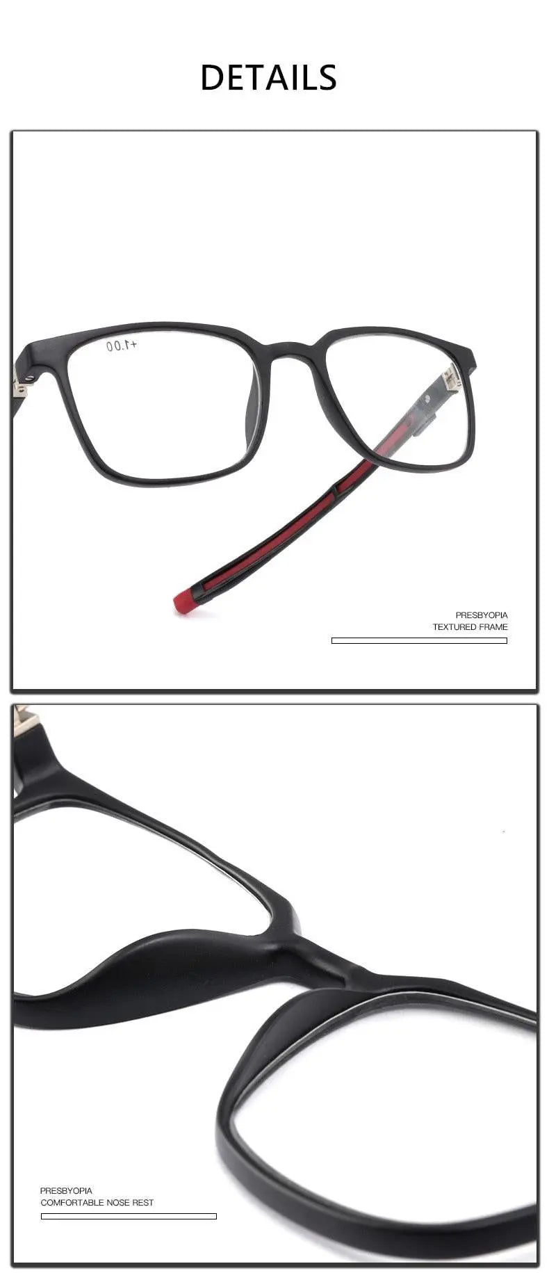 Unisex Full Rim Reading Glasses TR809-2 — view 10 | Rx Spectacle