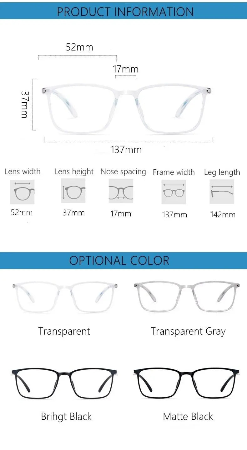 Unisex Full Rim TR90 Prescription Glasses 6633 — view 10 | Rx Spectacle