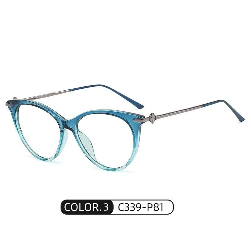 Women's Cat Eye Full Rim TR90 Prescription Glasses Tr2335 — view 7 | Rx Spectacle