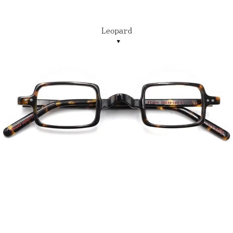 Unisex Square Full Rim Acetate Prescription Glasses Ft6016 — view 7 | Rx Spectacle