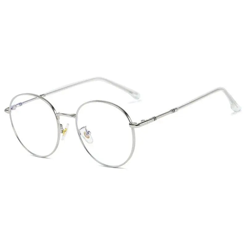 Unisex Round Full Rim Alloy Prescription Glasses 61099 — view 2 | Rx Spectacle