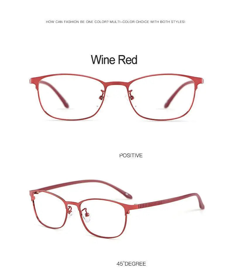 Women's Square Full Rim TR90 Prescription Glasses 3569 — view 14 | Rx Spectacle