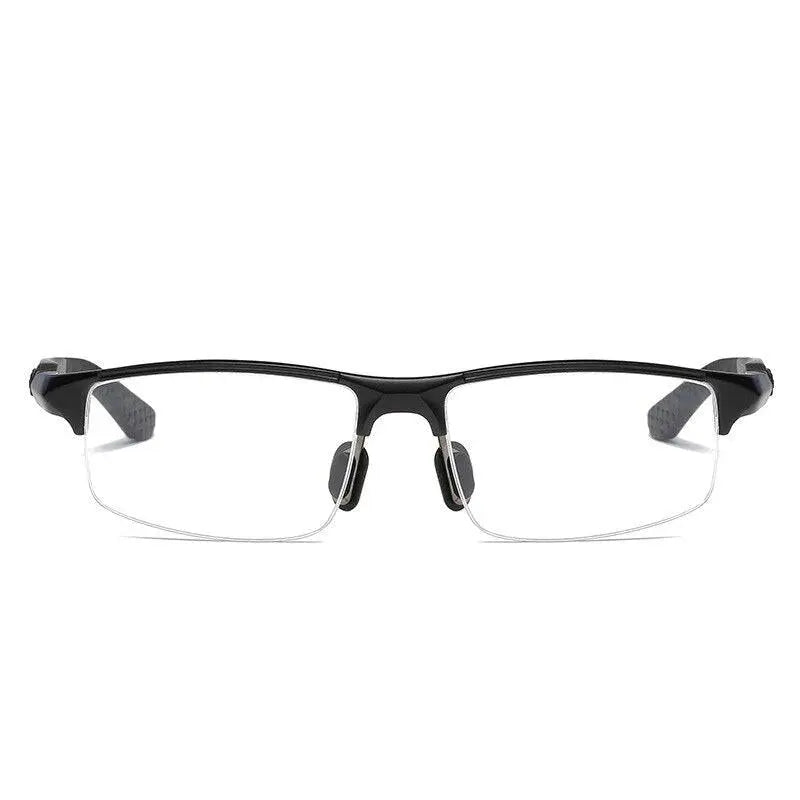 Men's Square Semi-Rimless Aluminum Sports Glasses Y3121 — view 10 | Rx Spectacle