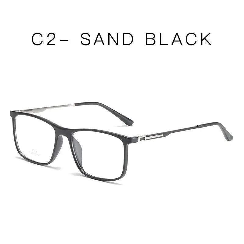 Men's Square Full Rim TR90 Prescription Glasses 8719 — view 8 | Rx Spectacle