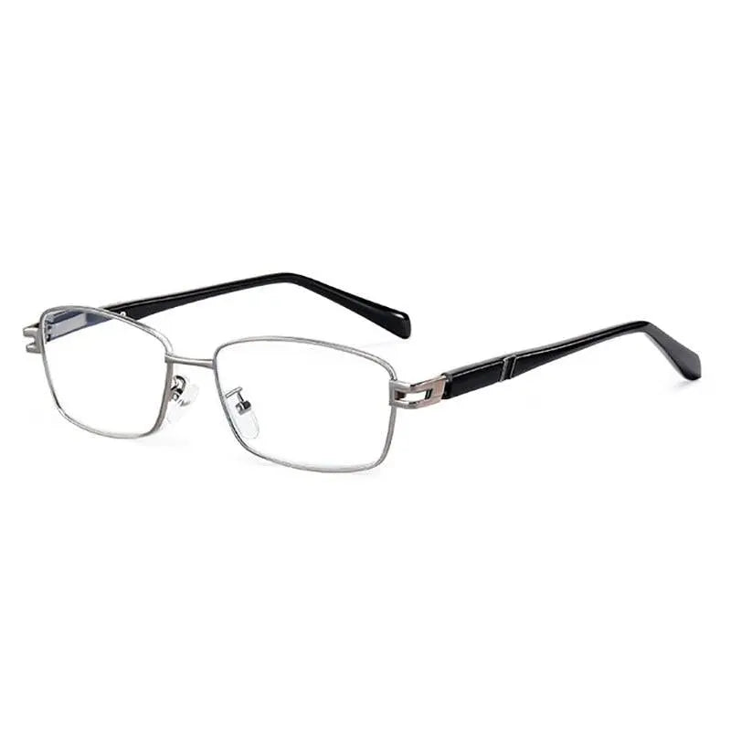 Unisex Rectangular Full Rim Alloy Reading Glasses 9005 — view 6 | Rx Spectacle