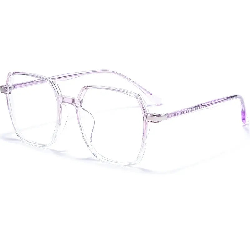 Unisex Polygon Full Rim Alloy Prescription Glasses 3700d — view 10 | Rx Spectacle