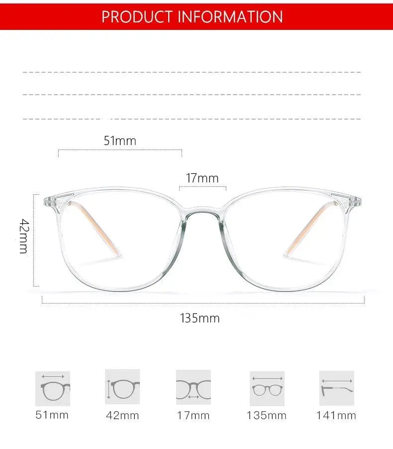 Unisex Full Rim Titanium Prescription Glasses 2212B — view 10 | Rx Spectacle