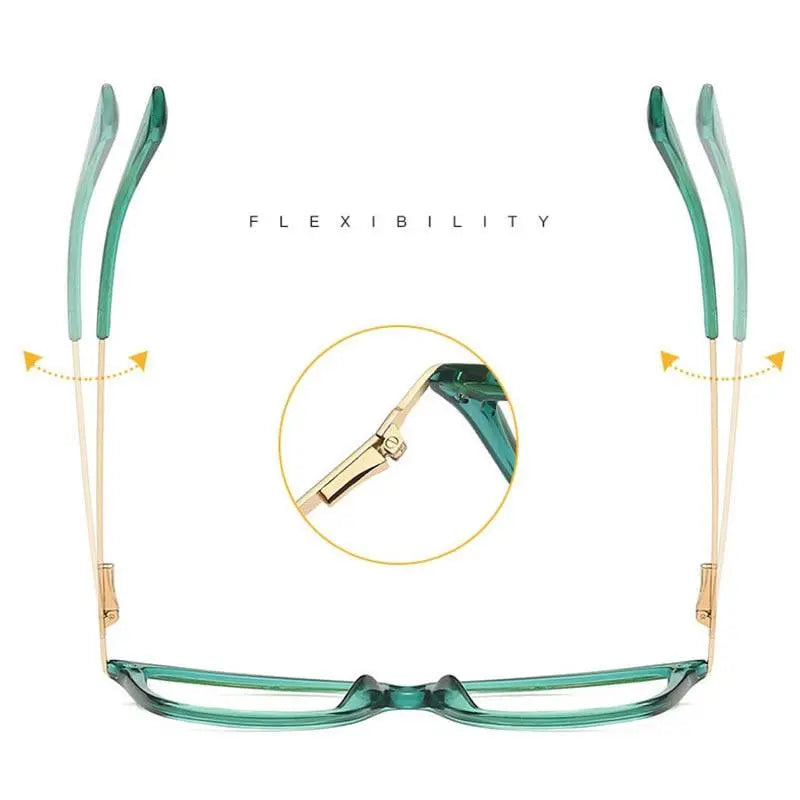 Women's Cat Eye Full Rim TR90 Prescription Glasses 2036 — view 4 | Rx Spectacle