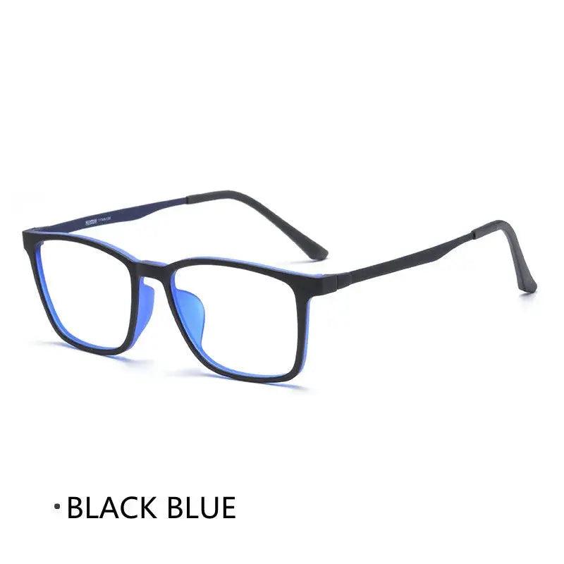 Unisex Square Full Rim Titanium Reading Glasses 3067 — view 6 | Rx Spectacle